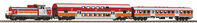 Diesel Locomotive SM42 Polregio Starter Set + Double-Decker Wagon + Passenger Wagon + Tracks