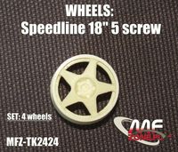 Speedline wheels 5 spoke 5 screw