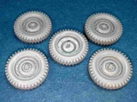 6.00x16 Military Pattern Wheels For GPA Jeep (For Tamiya) - Image 1
