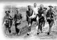 British and German soldiers, Somme Battle, 1916 - Image 1